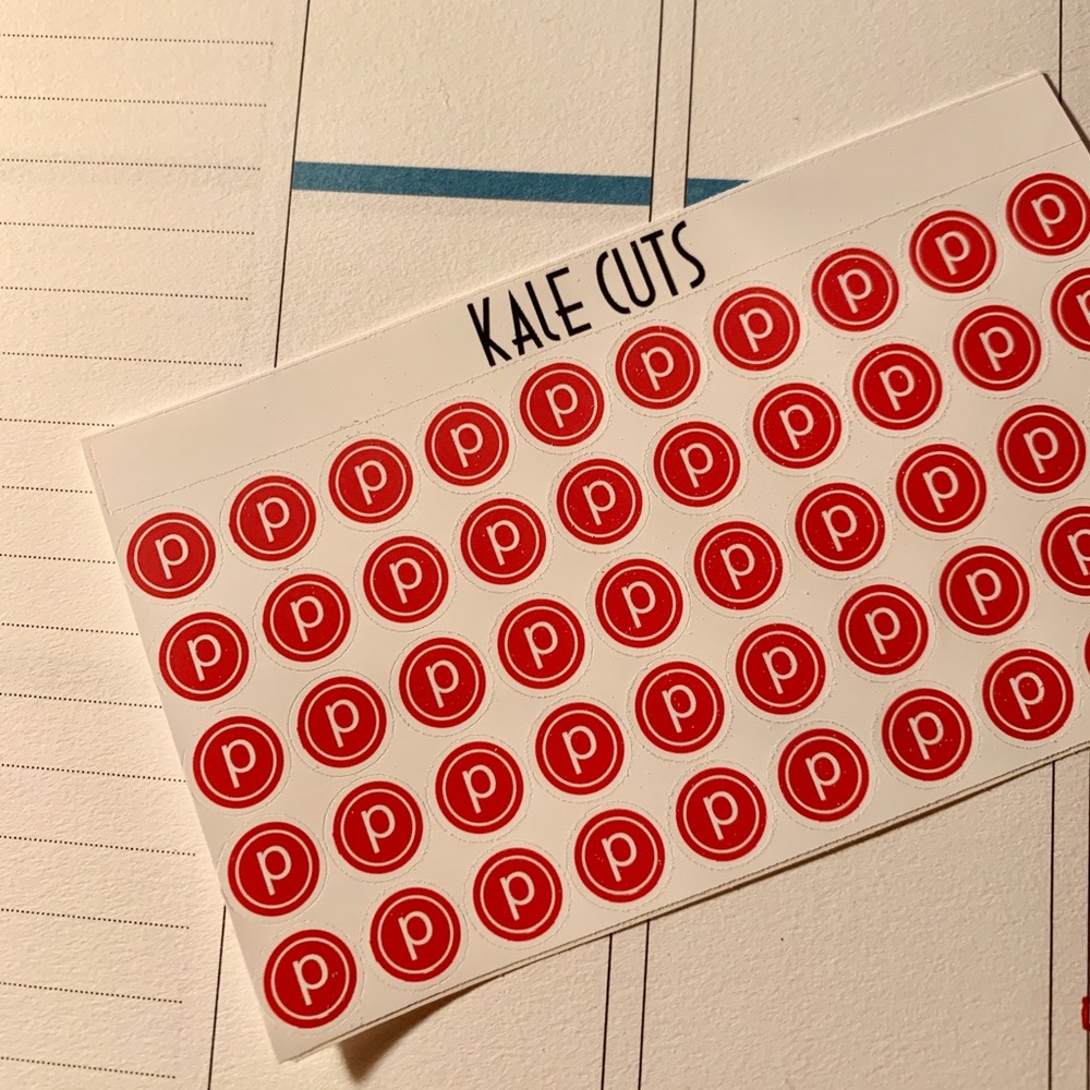 50 count Pure Barre Planner Stickers